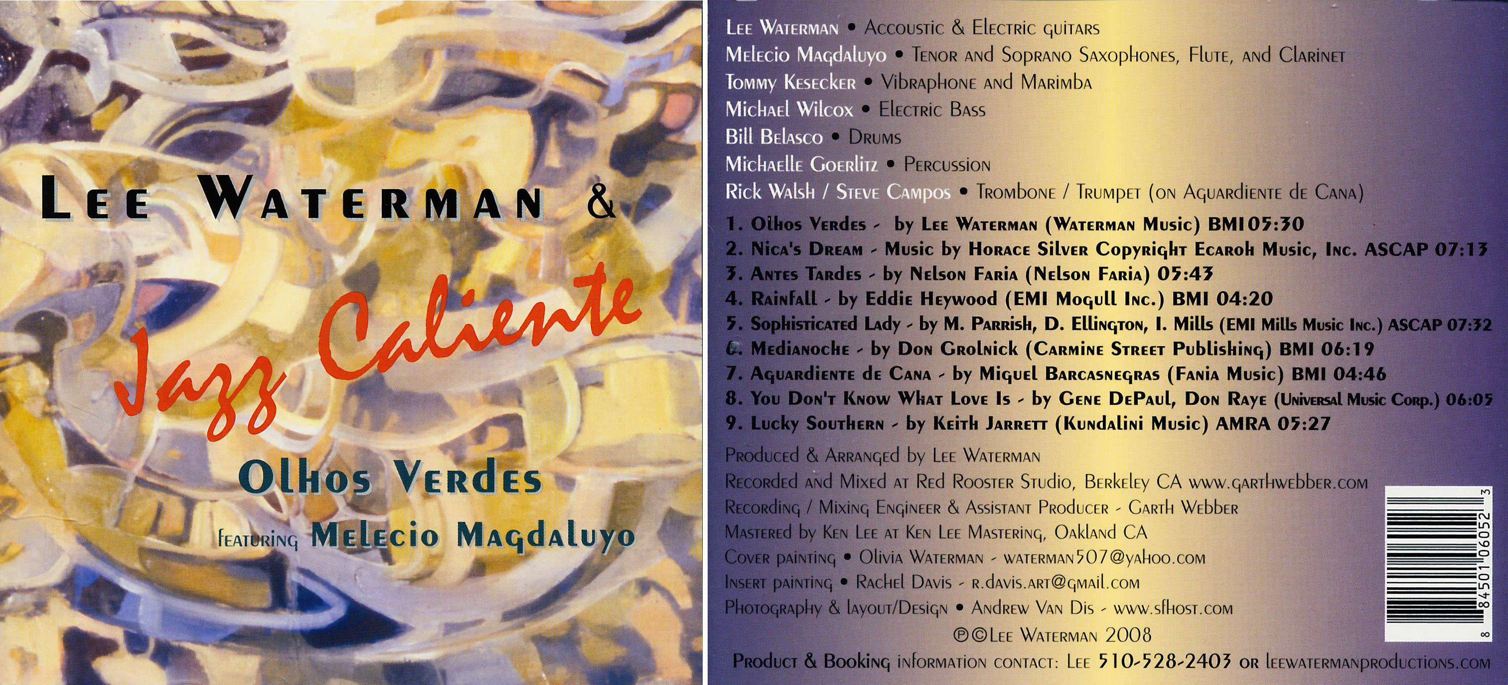 Lee Waterman's Jazz Caliente | Olhos Verdes